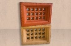 Terracotta Brick Vent Square