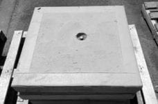Concrete Lid Square Supplied by Saddingtons
