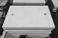 Heavy Duty Concrete Lids supplied by Saddingtons