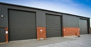 B & D Industrial Door Supplied by Saddingtons Building Supplies